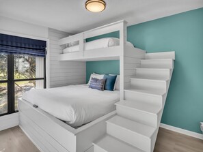 4 chambres, accès à Internet, literie fournie