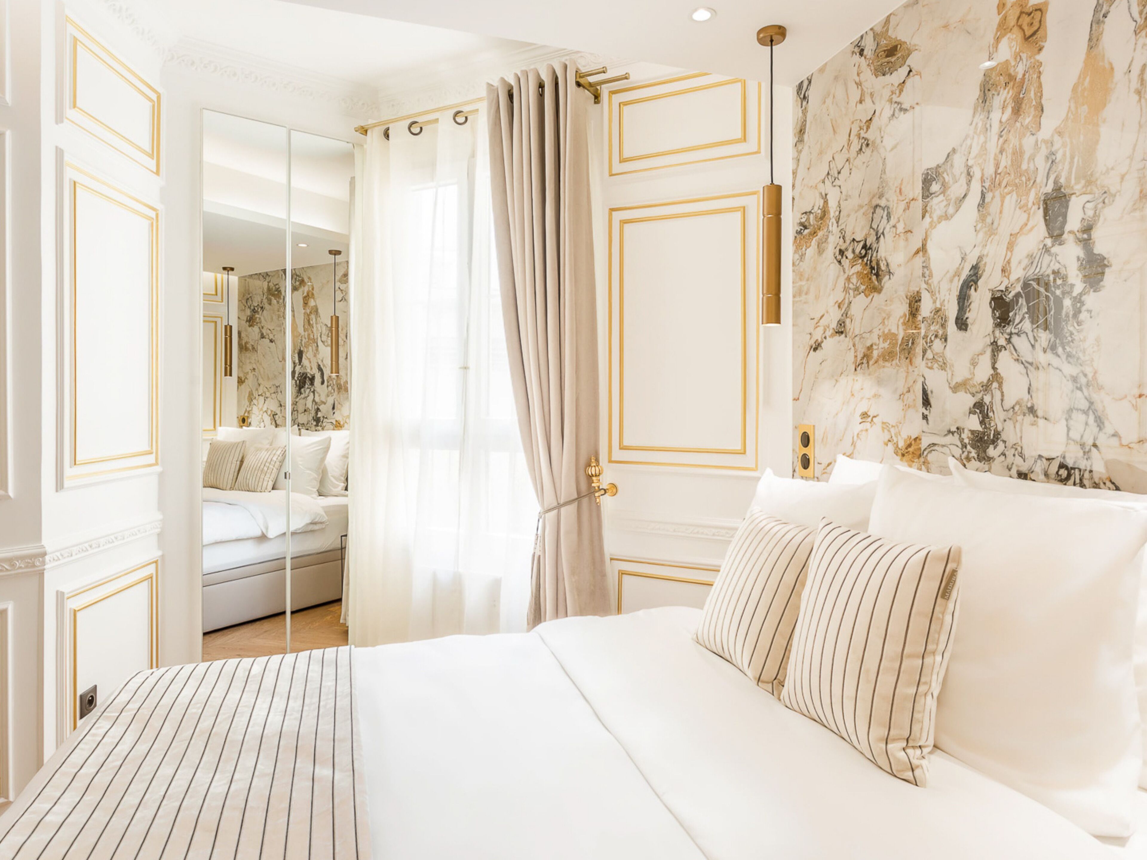 公寓, 城市景觀 | 低過敏寢具、舒適加層、客房內保險箱、獨特裝潢