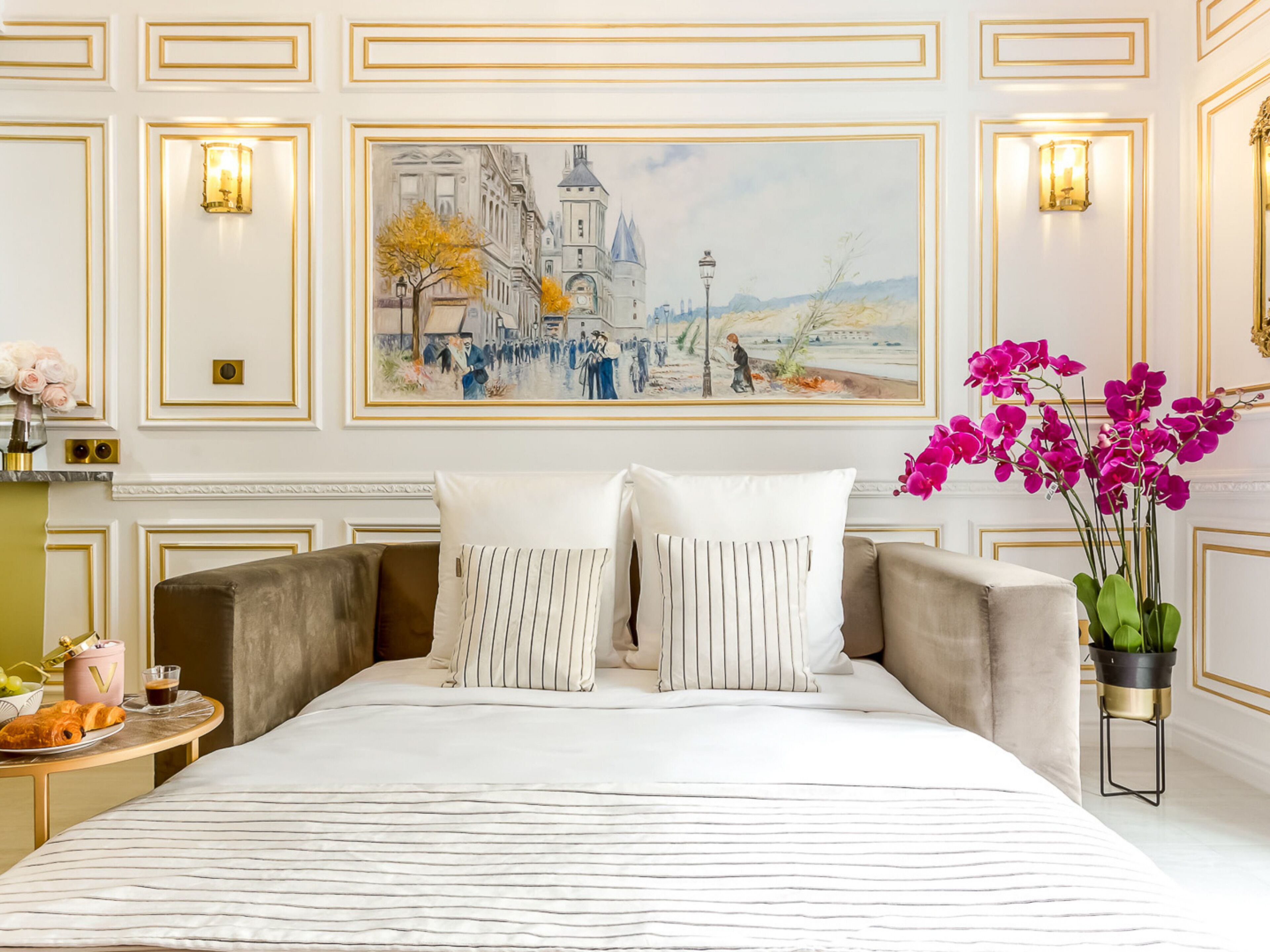 Appartement, vue ville | Coin séjour | TV connectée, Netflix, services de streaming, espaces bureaux