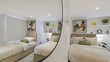 2 bedrooms, iron/ironing board, free WiFi, bed sheets