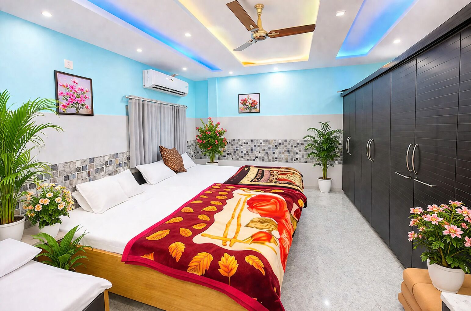 저자극성 침구, 책상, 방음 설비, 무료 WiFi