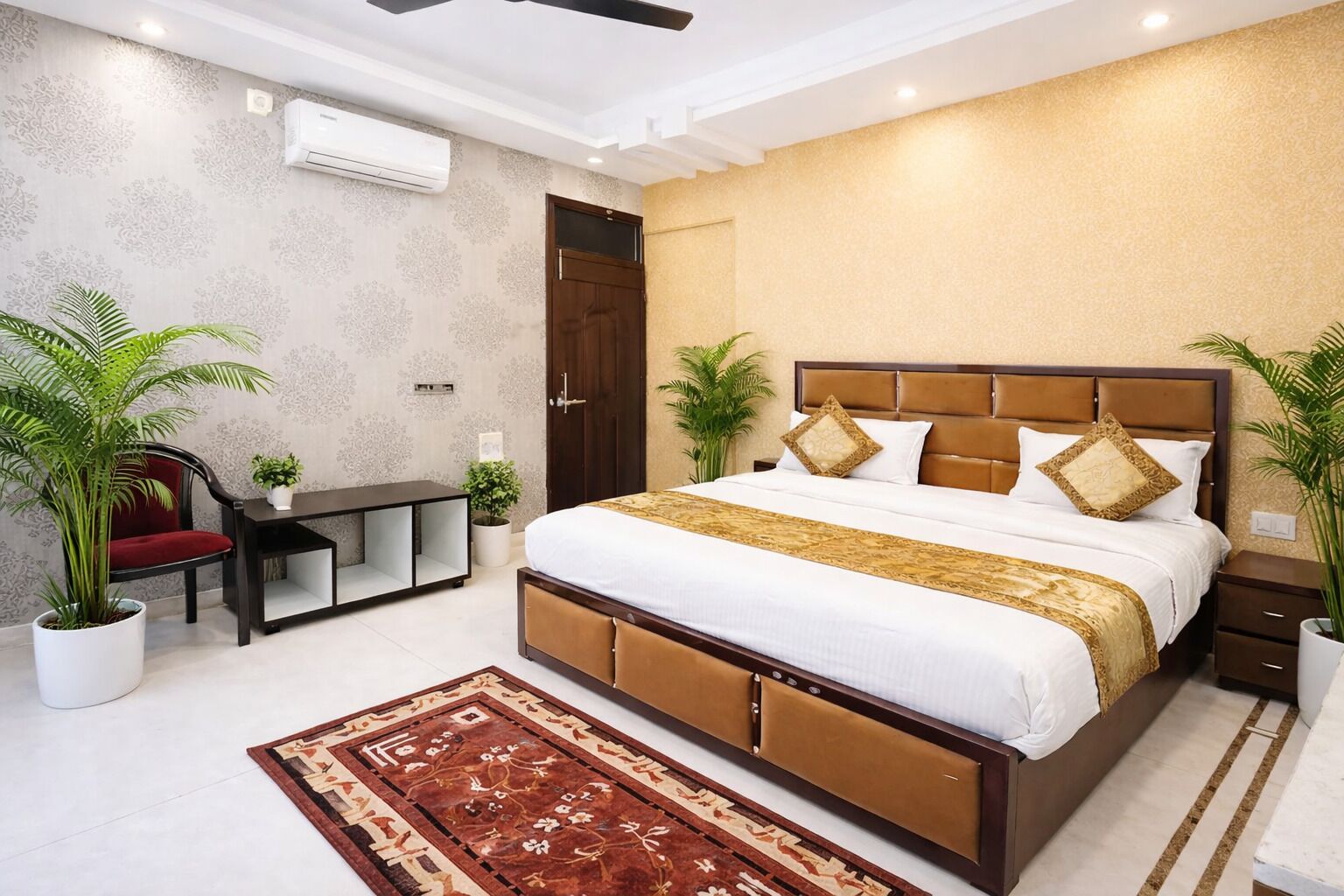 Façade de l’hébergement