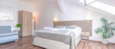 1 chambre, fer et planche Ă repasser, Wi-Fi, literie fournie