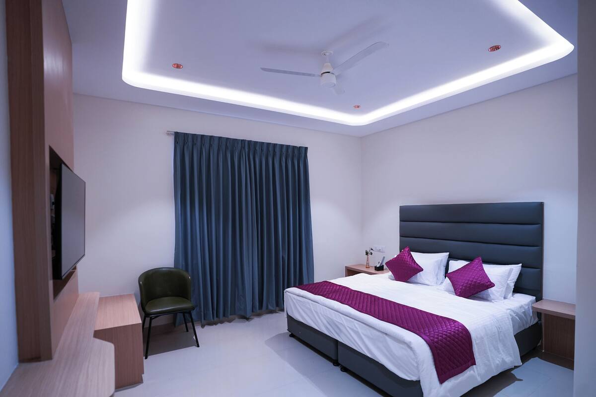 Deluxe dubbelrum eller tvåbäddsrum | Boendets fasad