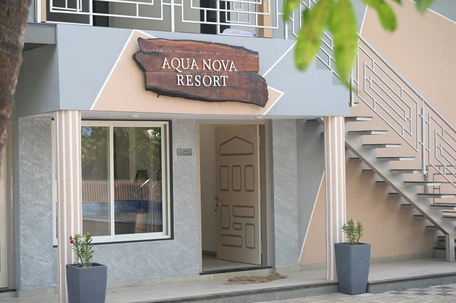 Fassade der Unterkunft