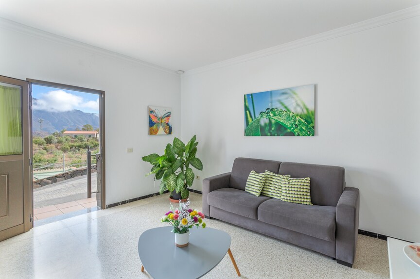 Casa De Vacaciones 'Vivienda 2' Con Vistas A La Montaña, Piscina Y Terraza Compartidas - San Bartolomé de Tirajana