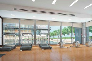 Fitness facility - 108-Bloomfileds Cozy STU in Park View  (Abu Dhabi)