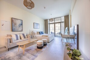 Comfort Apartment, Balcony, City View | Iron/ironing board, WiFi (free) - 108-Bloomfileds Cozy STU in Park View  (Abu Dhabi)