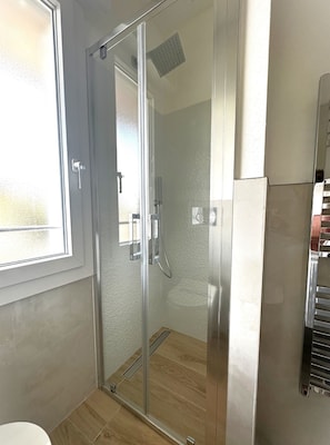 Shower, hair dryer