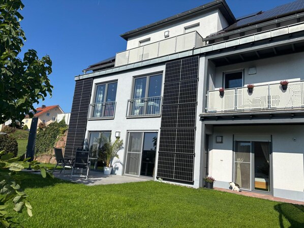 Exterior - Cozy Holiday Apartment with Sun Terrace (Schlitz)