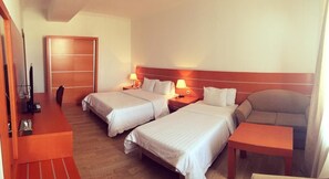 Family Room | Desk, iron/ironing board, free WiFi, bed sheets - Fude Hotel (Tbilisi)