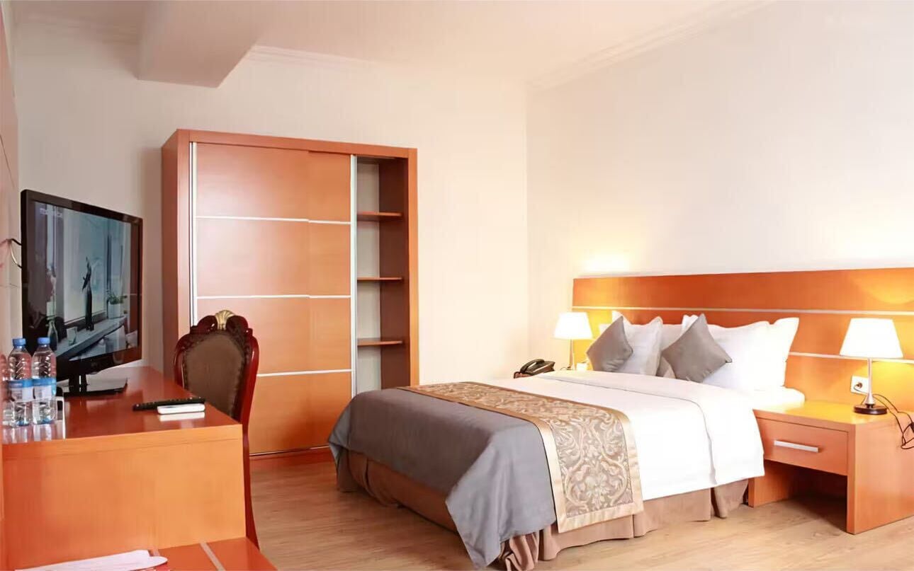 Chambre Standard double | Bureau, fer et planche à repasser, accès au Wi-Fi (inclus)