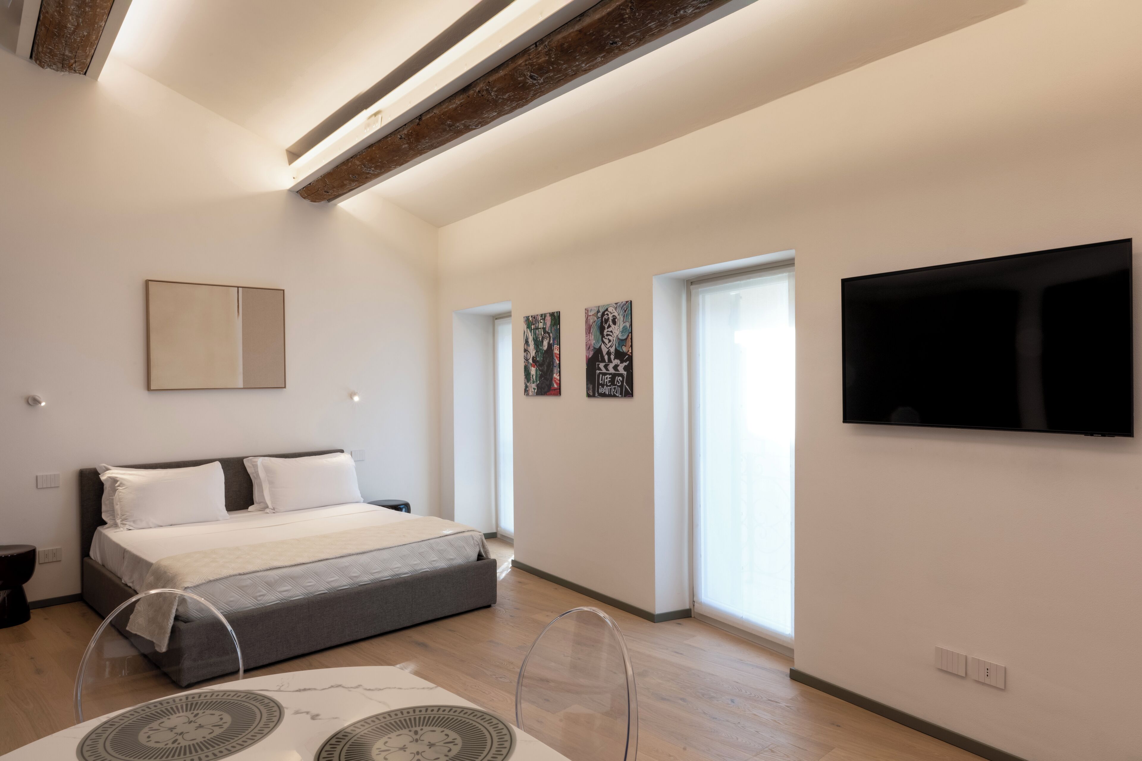 Desk, iron/ironing board, free WiFi, bed sheets