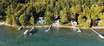 Crystal View Hideaway - Very Romantic with Spectacular View of Crystal Lake from Large Deck with Fire Table!