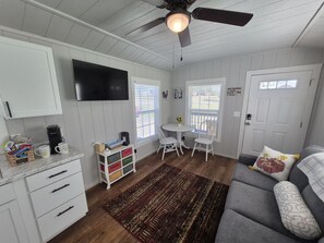 TV - Little Barnstead Tiny Home (Big Cabin)