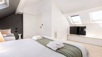 Family Apartment, City View | Iron/ironing board, free WiFi