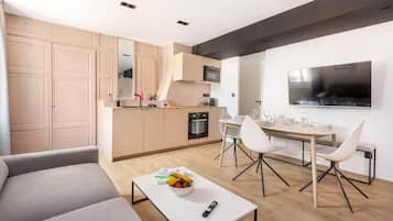 Appartamento familiare, bagno in camera, vista città (Le Flandres) | Interni