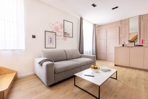 Familie appartement, en-suite badkamer, uitzicht op de stad (Le Flandres) | Interieur