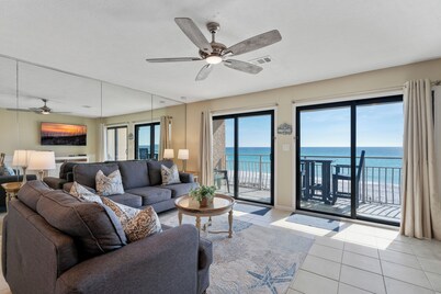 Crystal Villas B9  New Listing Specials! Gulf Front, Pool, Free Beach Service