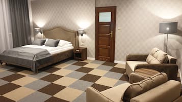 Habitación Deluxe, vista al jardín | Escritorio y wifi gratis