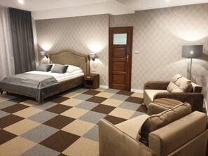 Chambre Deluxe, vue jardin | Bureau, Wi-Fi gratuit