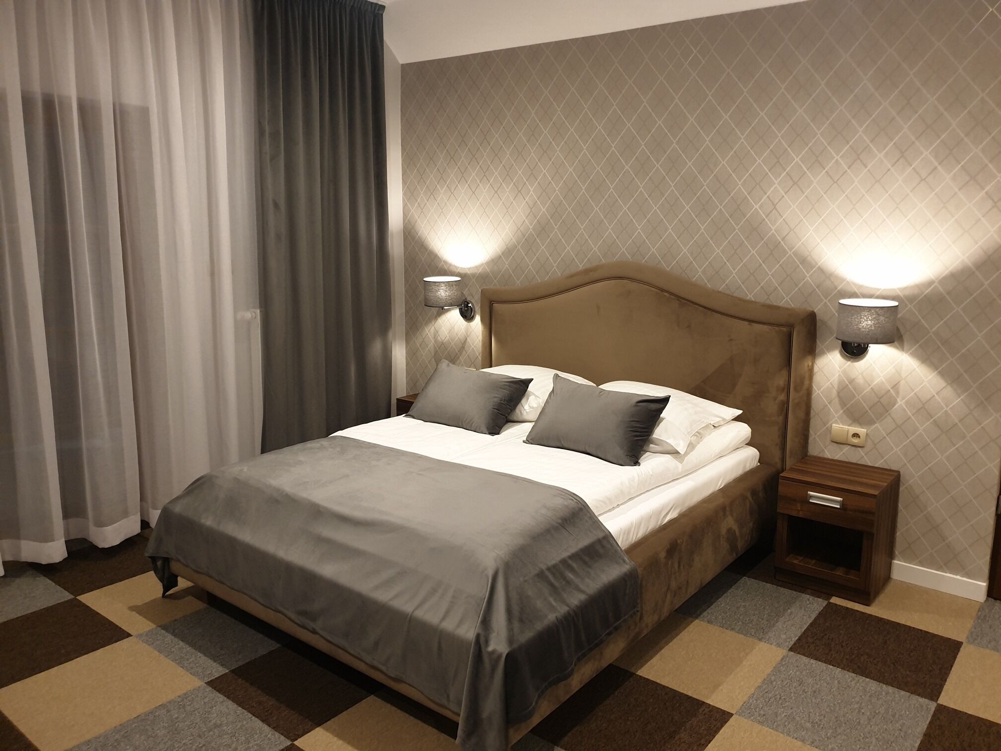 디럭스룸, 정원 전망 | 책상, 무료 WiFi, 침대 시트