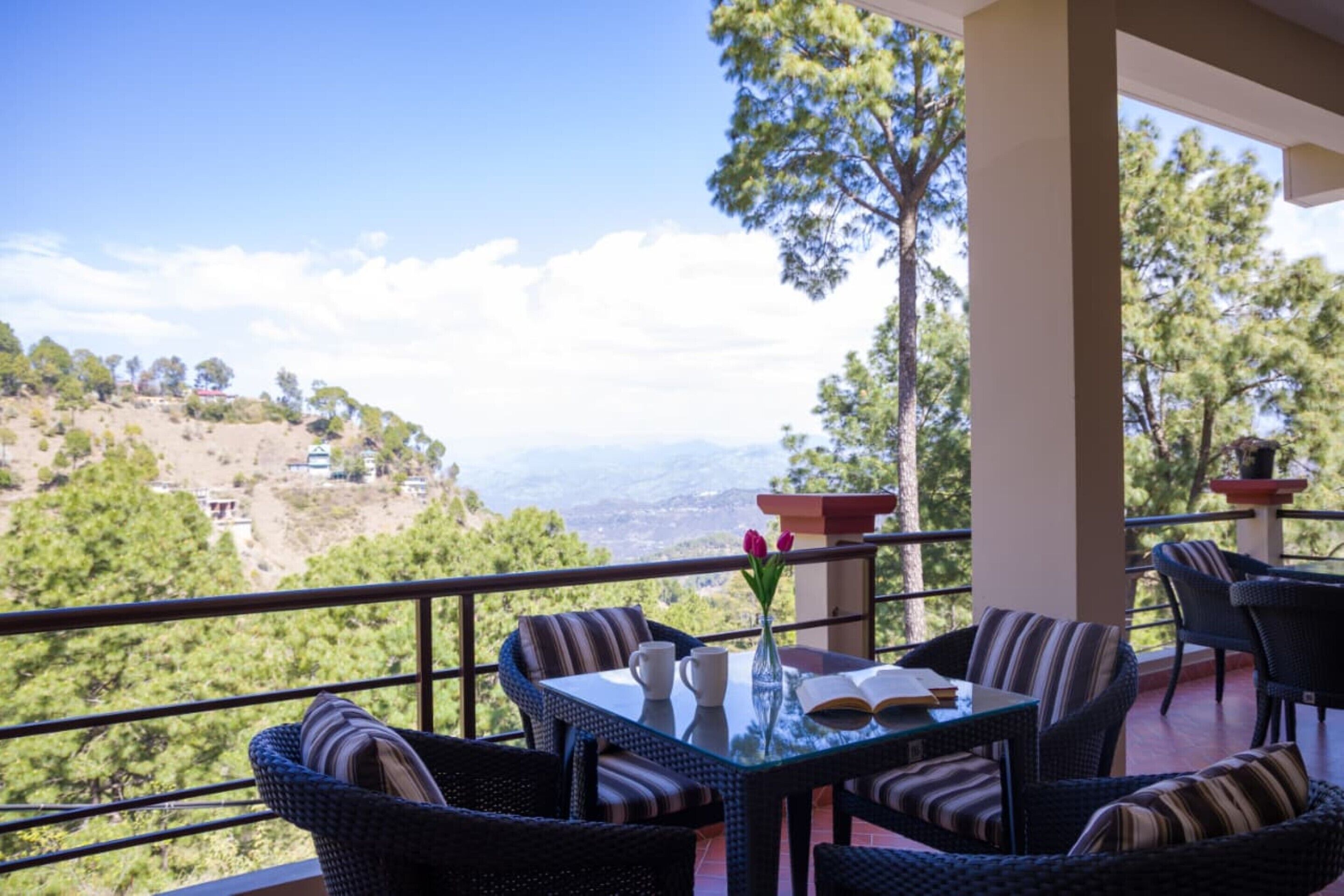 Deluxe Double Room, Hill View | Terrace/patio