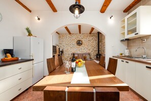 Spiseområde på rommet