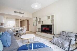 Apartment, Marina View | Living area