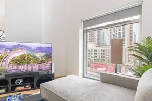 Living area - Duplex Huge Terrace Burj Khalifa View (Dubai)