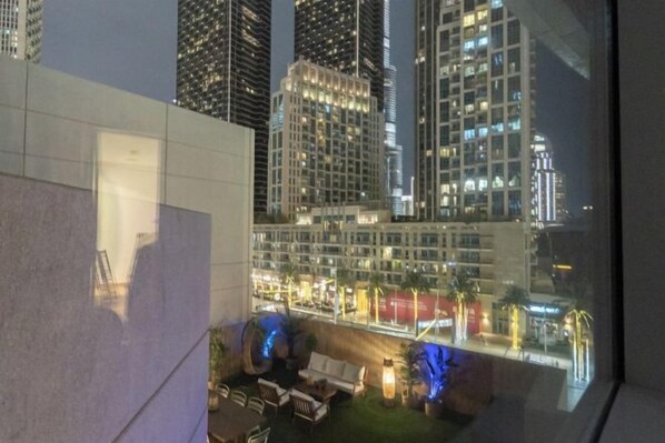 Uitzicht vanuit accommodatie