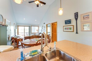 Interior - 13 Mi to South Haven: Lakefront Retreat w/ Dock! (Grand Junction)