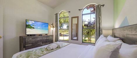 4 soverom, strykejern/-brett, wi-fi og sengetøy