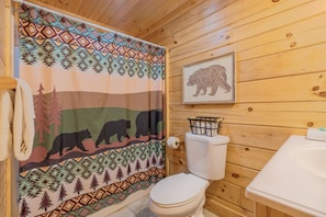 Ferienhütte, 2 Schlafzimmer | Badezimmer