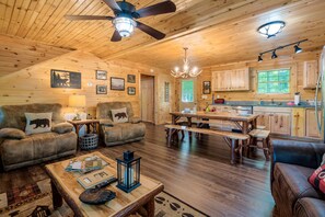 Cabin, 2 Bedrooms | Living area - Black Bear Retreat 2 Beds! 2 Bedroom Cabin (Gatlinburg)