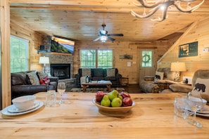 Ferienhütte, 2 Schlafzimmer | Wohnbereich