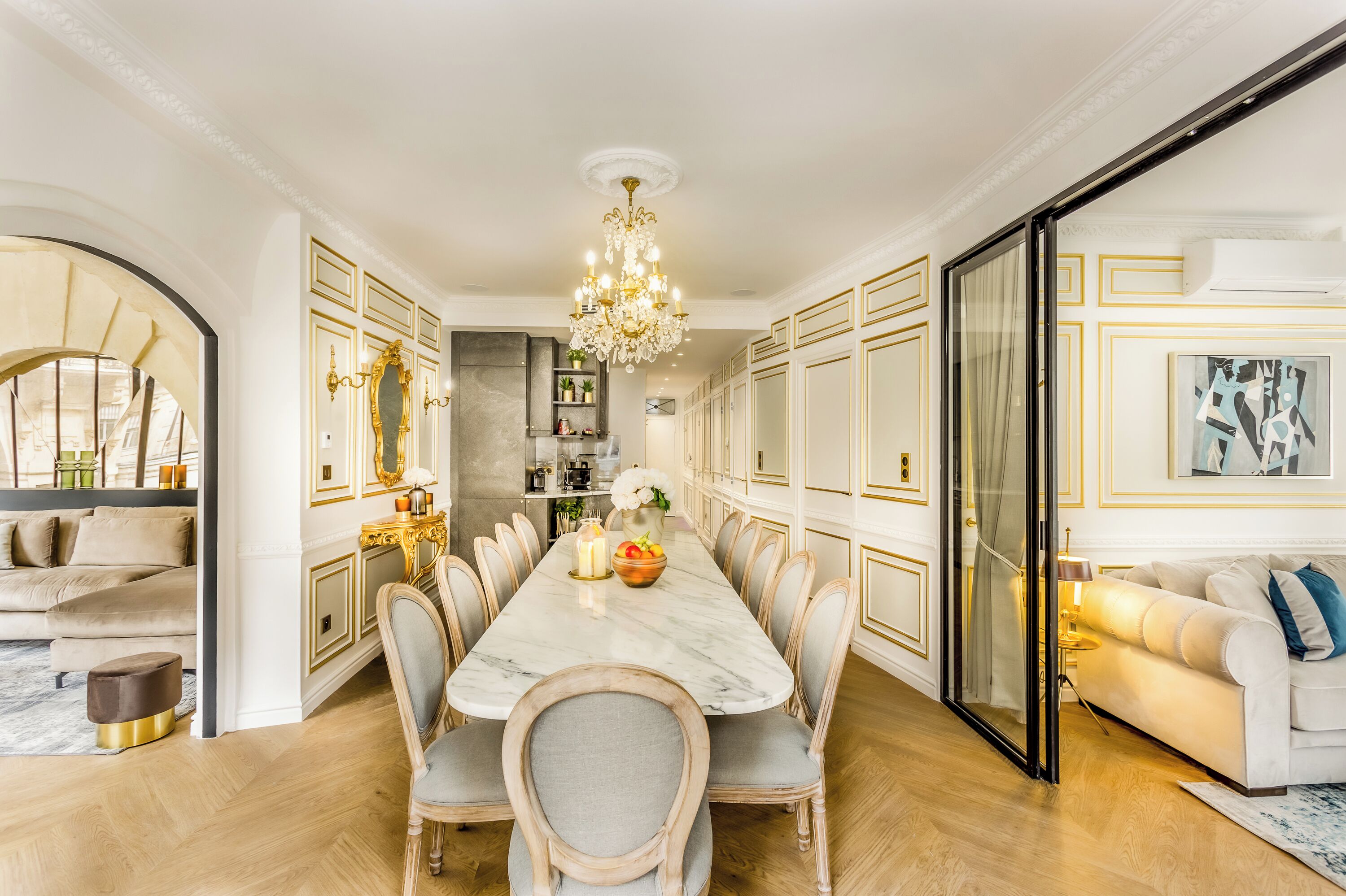 Apartment, City View | Living area | 43-inch Smart TV with cable channels, Netflix, streaming services