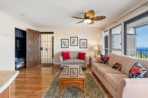 Condo, 2 Bedrooms | Living area | Smart TV - Kona Coffee Villas B216 2 Bedroom Condo (Holualoa)