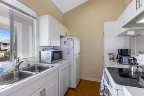 Leilighet, 2 soverom | Eget kjøkken | Kjøleskap, ovn, kaffetrakter/tekoker og brødrister