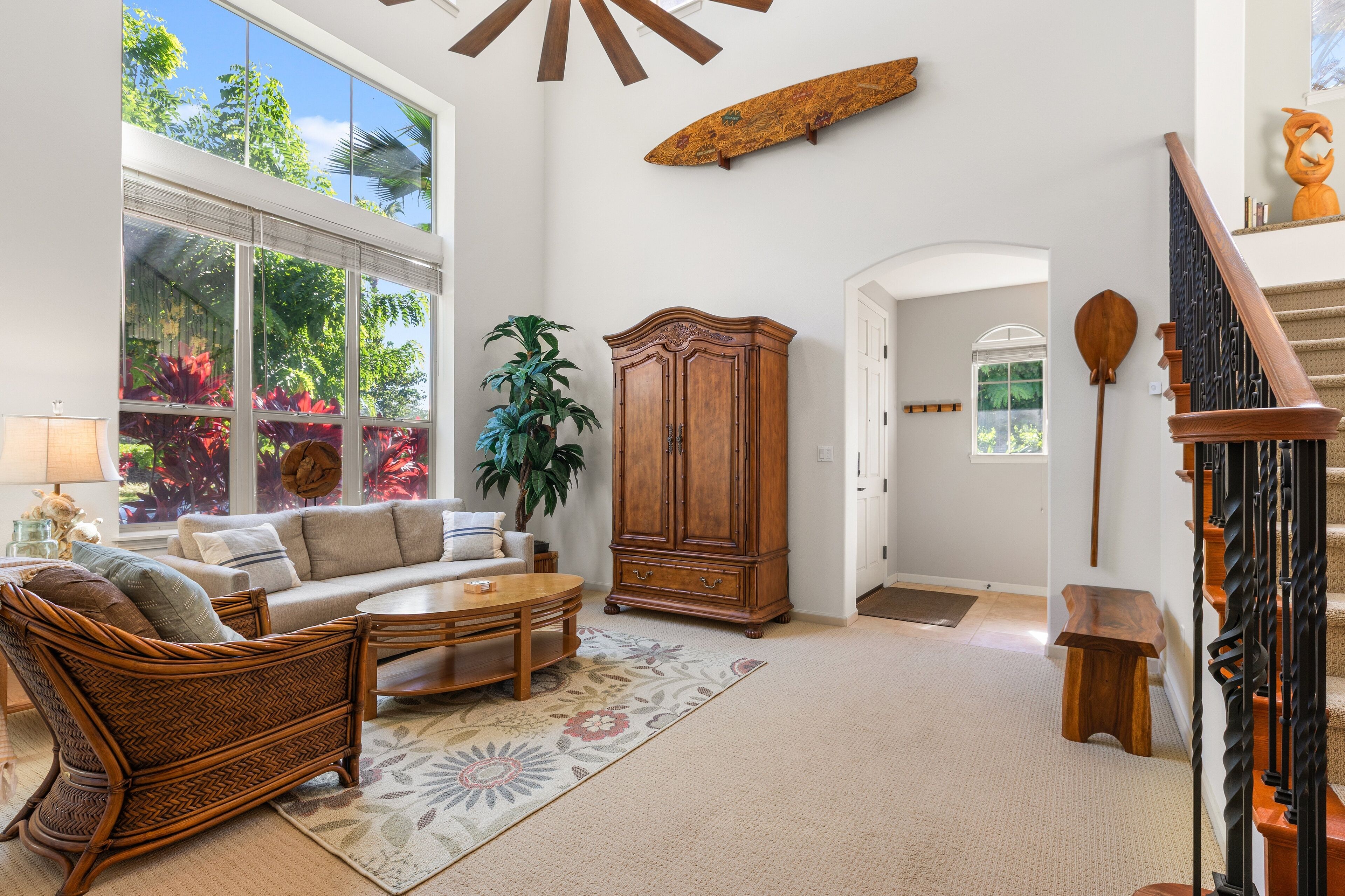 公寓客房, 2 間臥室 | 起居區 | 智慧型電視