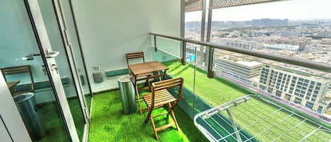 Deluxe Single Room, Balcony, City View | Balcony view