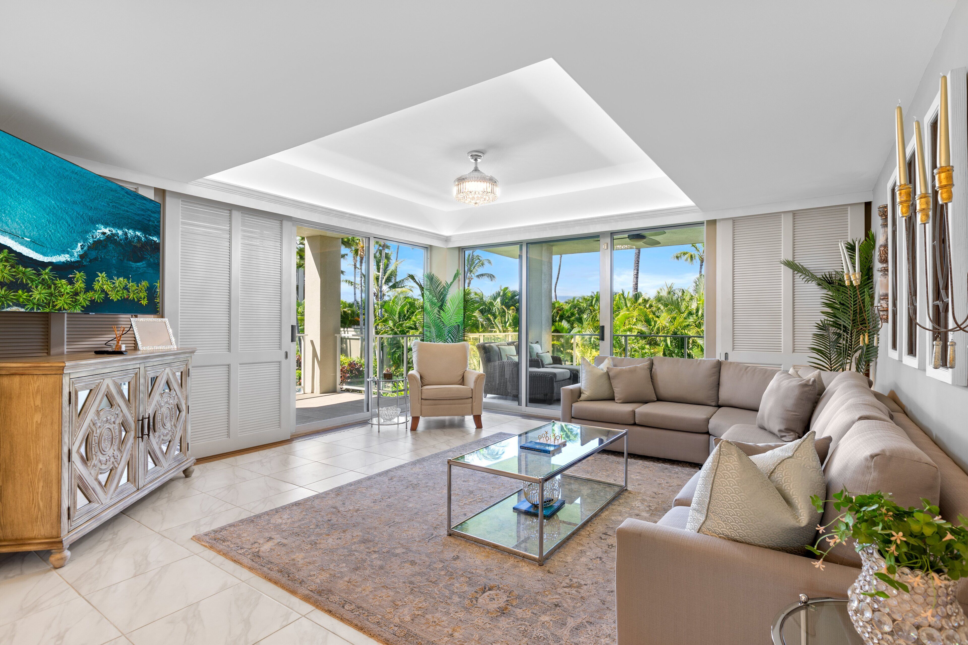 公寓客房, 2 間臥室 | 起居區