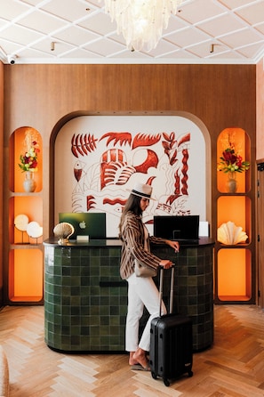 Reception hall - Hotel Posidonia (Nice)