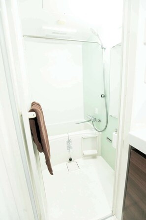 Shower, hair dryer