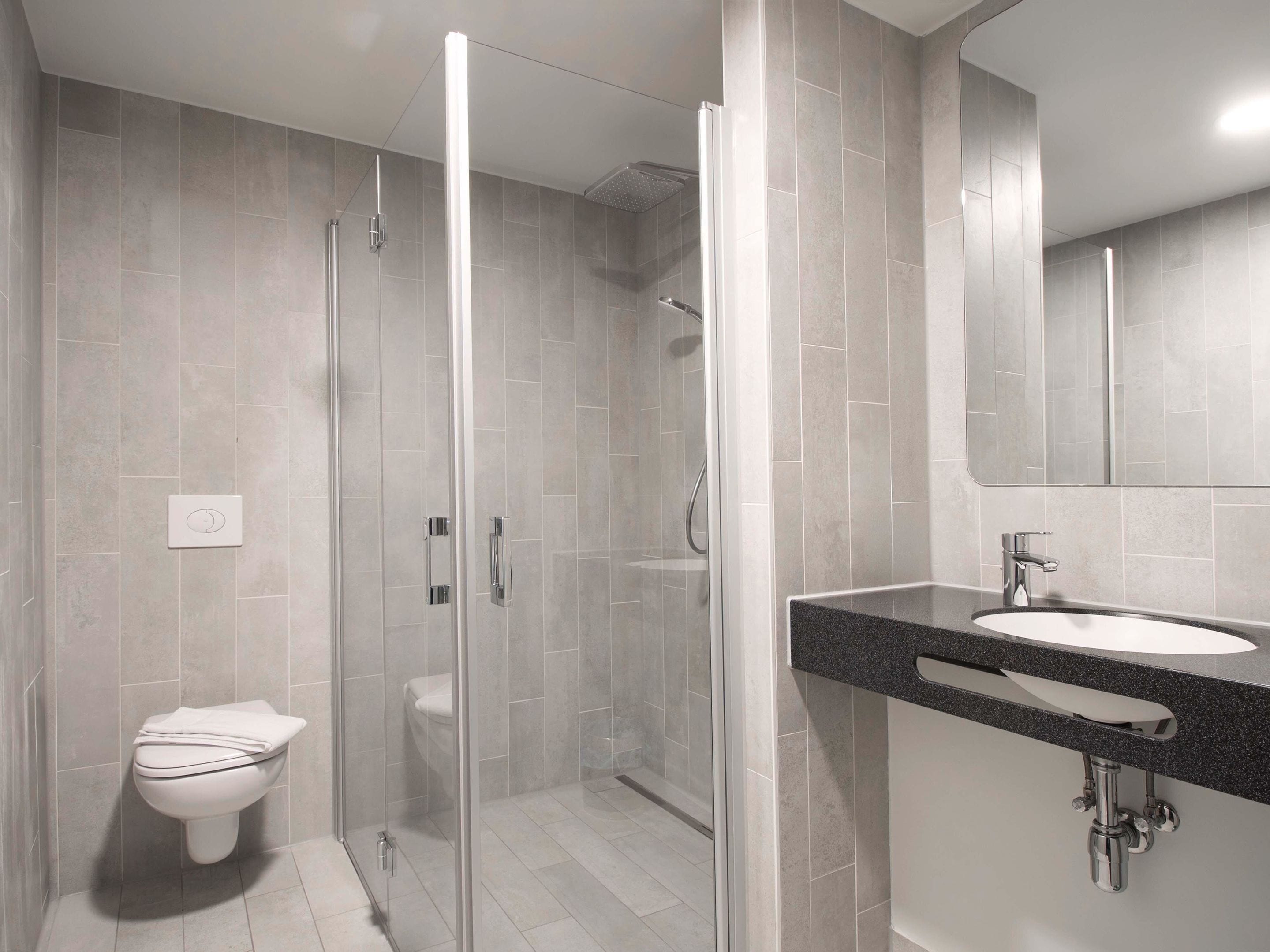 Premium Double Room | Bathroom | Shower, hair dryer, towels, soap