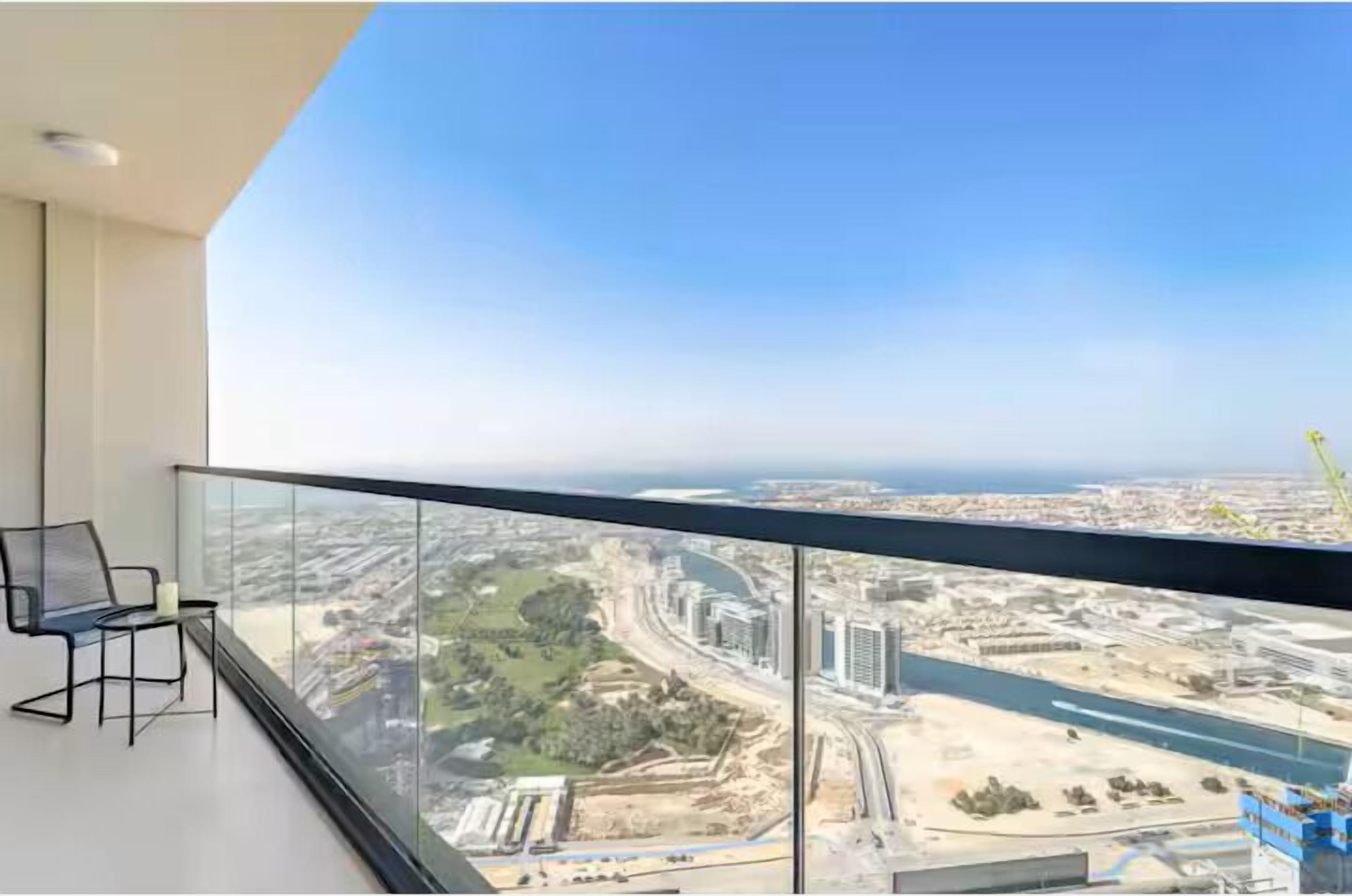 Appartement Luxe, balcon, vue mer | Vue depuis le balcon