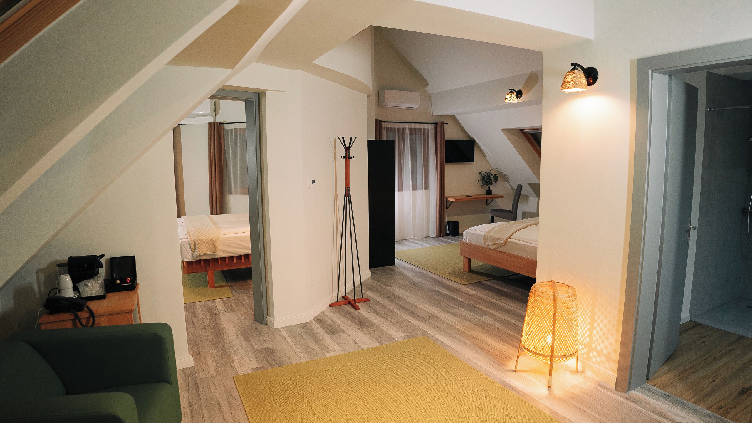 公寓, 2 間臥室 | 迷你吧、房內夾萬、書桌、手提電腦工作空間