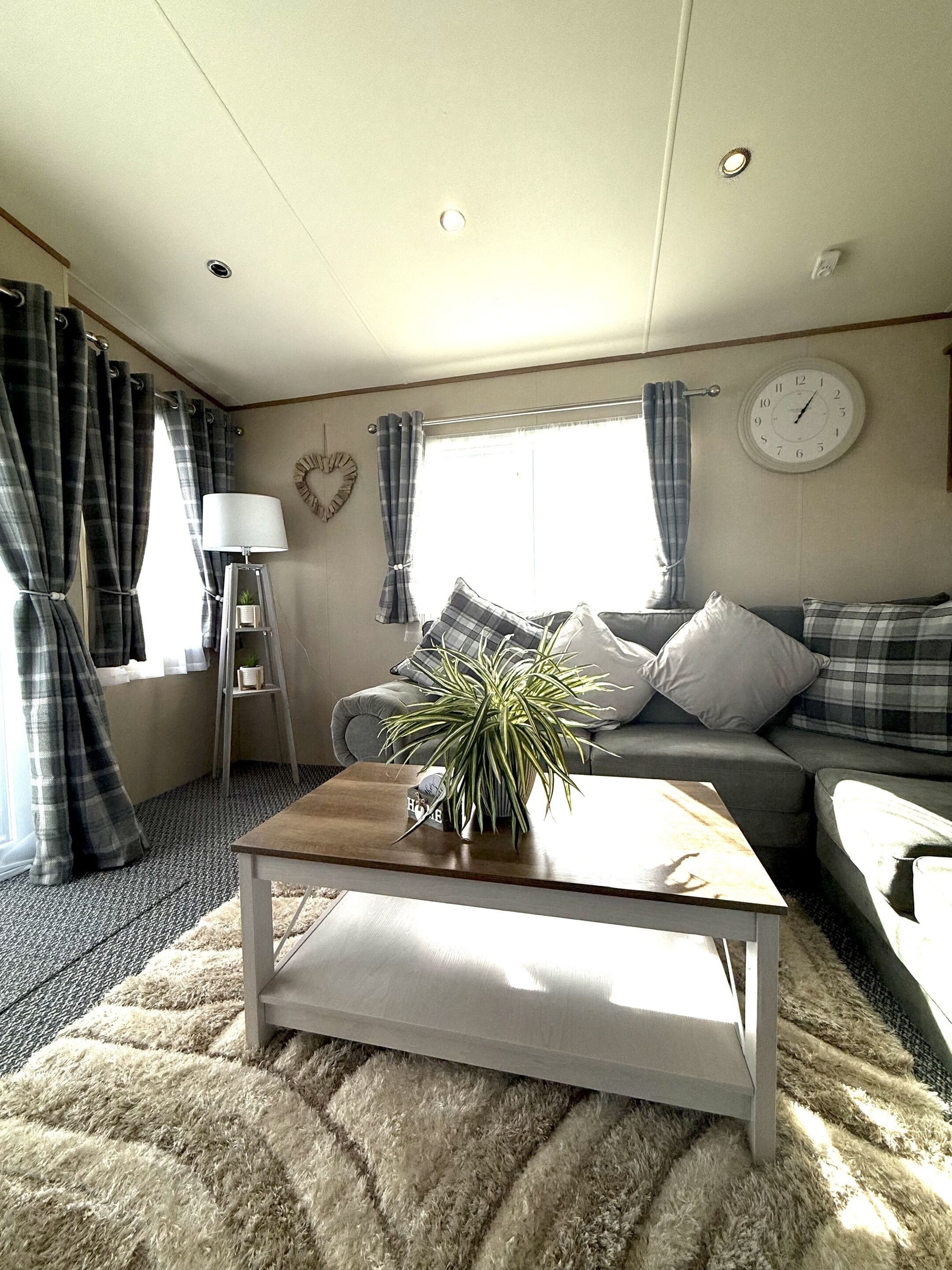Roulotte-executive-eigenes Badezimmer-gartenblick-seashell Retreat - North Yorkshire