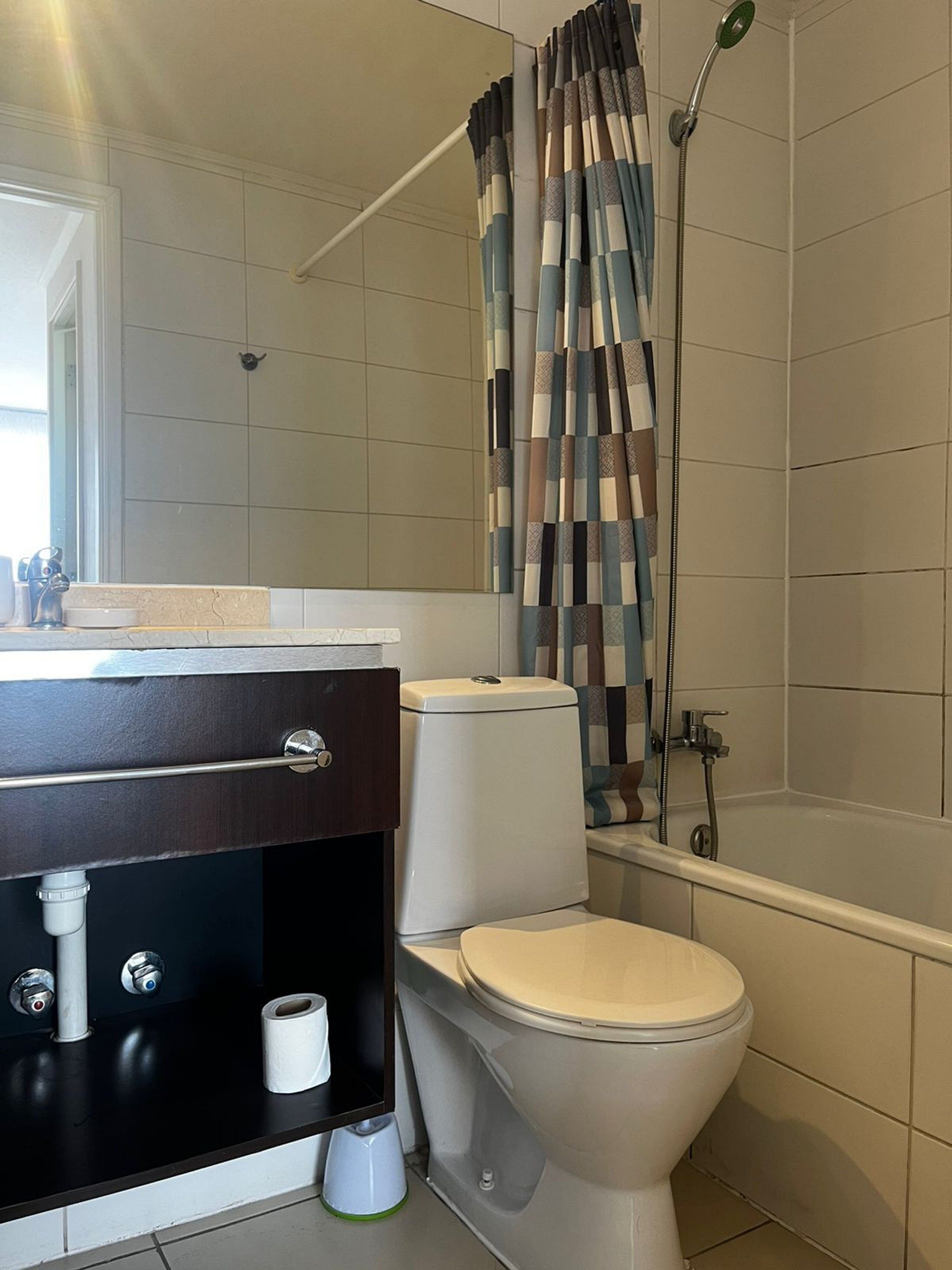 Appartamento | Bagno | Combinazione doccia/vasca, asciugacapelli, asciugamani, sapone