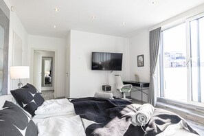 5 makuuhuonetta, Wi-Fi, vuodevaatteet